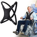 Cinturón de Seguridad Universal para Sillas de Ruedas, Arnés para Adultos con Soporte Torácico, Correa Ajustable y Bolsillo para Personas Mayores y - imagen 1