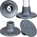 4 PZS Tapas de Repuesto para Patas de Silla de Comoda, 1-1/8 I.D. Almohadillas de Goma, Ajuste Universal para Silla de Ducha y Banco de Baño - imagen 1