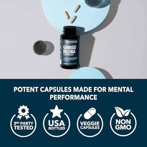 Ginkgo Biloba 120mg con Fosfatidilserina - Suplemento Nootrópico para la Salud Cerebral, Memoria y Concentración - 60 Cápsulas No Transgénicas, 2 - imagen 7