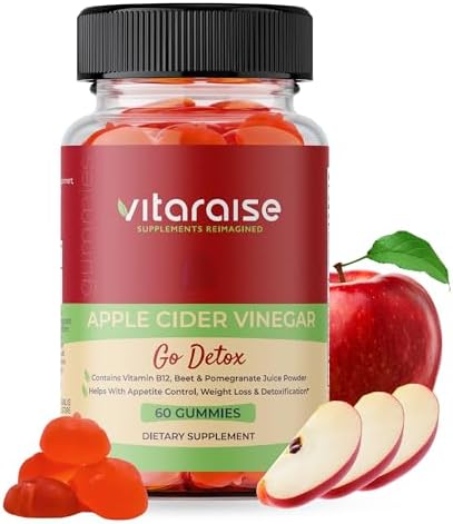 Gomitas de Vinagre de Sidra de Manzana - ACV con Madre para Pérdida de Peso - Apoyo Digestivo y Detox - 1000mg - Keto - Veganas, Sin OGM, Sin Gluten - imagen 1