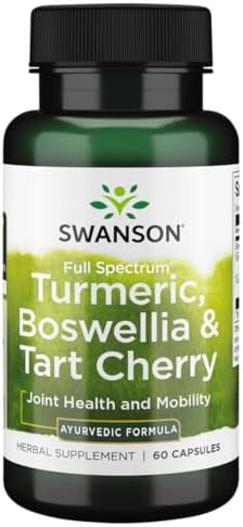 Swanson Full Spectrum Cúrcuma, Boswellia y Cereza Ácida para Articulaciones - 60 Cápsulas - imagen 1