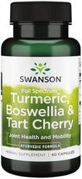 Swanson Full Spectrum Cúrcuma, Boswellia y Cereza Ácida para Articulaciones - 60 Cápsulas - imagen 1
