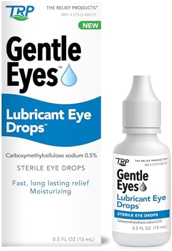 Gotas Lubricantes para Ojos Gentle Eyes de The Relief Products - 100% Ingredientes Naturales - Alivio para Ojos Irritados, Raspados, Cansados y Secos - imagen 1