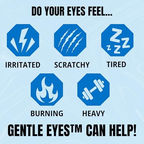 Gotas Lubricantes para Ojos Gentle Eyes de The Relief Products - 100% Ingredientes Naturales - Alivio para Ojos Irritados, Raspados, Cansados y Secos - imagen 2