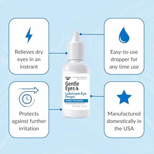 Gotas Lubricantes para Ojos Gentle Eyes de The Relief Products - 100% Ingredientes Naturales - Alivio para Ojos Irritados, Raspados, Cansados y Secos - imagen 4
