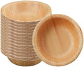 Tazones de Papel de Grano de Madera DTFMZOV, 50 Pcs, 8 oz, 5.9 Pulgadas, Desechables Rústicos para Baby Shower, Camping y Fiestas de Cumpleaños - imagen 1