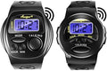 Reloj Hablante Atómico Awaiymi 2PCS en Negro para Personas Ciegas, Fácil de Usar para Adultos Mayores, Regalo Ideal, Modelo TG2108SILVER - imagen 1