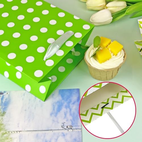MUMULULU 28 Piezas de Bolsas de Regalo en 4 Tamaños y 14 Papeles de Seda en 7 Colores, Perfectas para Cumpleaños, Bodas y Fiestas - imagen 5