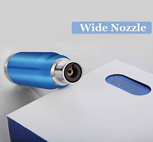 Encendedor de Soplete Refillable Zoocura Ice Blue, Llama Jet Ajustable, a Prueba de Viento, Ideal para Asar y Camping (Gas No Incluido) - imagen 4