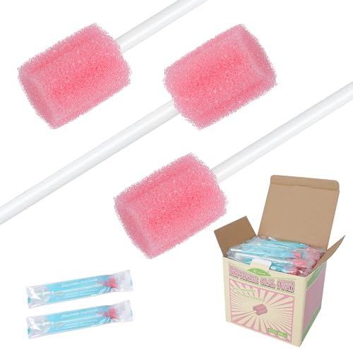 Hisopos de Cuidado Oral Seguro 100 PZS, Hisopos Protectores de Encías para Personas Mayores, Envase Individual - imagen 1