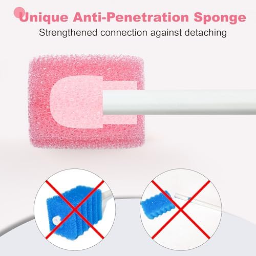 Hisopos de Cuidado Oral Seguro 100 PZS, Hisopos Protectores de Encías para Personas Mayores, Envase Individual - imagen 4