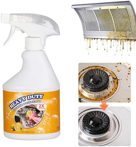 Spray Limpiador de Aceite para Cocina 16.9 Fl Oz, Desengrasante y Quitamanchas Multiusos para Cocina, Espuma Limpiadora Pesada - imagen 1