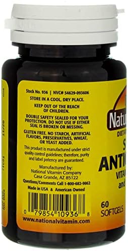 Nature's Blend Super Antioxidante Aces 60 Cápsulas - imagen 3