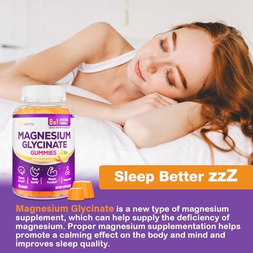 Suplemento de Gominolas de Glicinato de Magnesio para Adultos, con L-Treonato, Ashwagandha y Vitamina B6 - Sueño, Relajación, Energía, Vegano, Sin - imagen 3