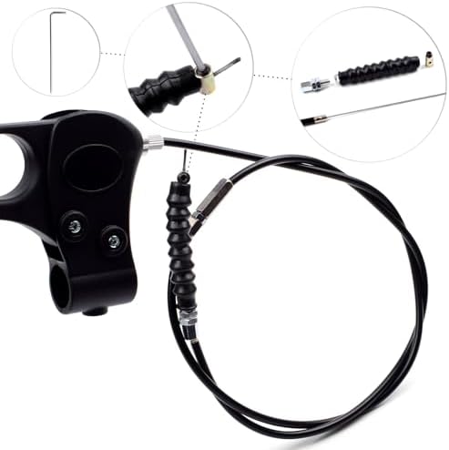 Repuesto de Manija de Freno Royitay para Andador Rollator, Conjunto de Freno Manual con Cable de 41 para Andador de 4 Ruedas Drive Medical - imagen 8