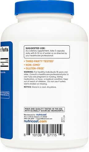 Nutricost Polen de Abeja (240 Cápsulas, 80 Porciones) (1,500MG Por Porción) - No OGM, Cumple con GMP - imagen 4