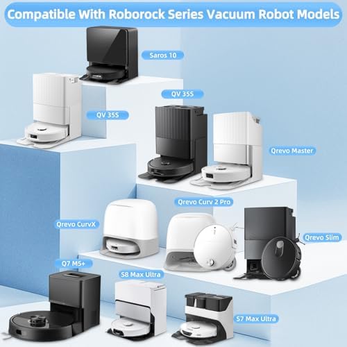 Solución de limpieza para piso de 1000 ml para robots aspiradores Roborock Qrevo, QV 35A/S, Saros 10/10R/Z70, S8/S7/Q10/Q8/Q7/Q5 Pro, recarga de - imagen 2