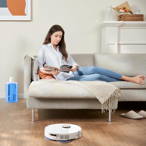 Solución de limpieza para piso de 1000 ml para robots aspiradores Roborock Qrevo, QV 35A/S, Saros 10/10R/Z70, S8/S7/Q10/Q8/Q7/Q5 Pro, recarga de - imagen 7