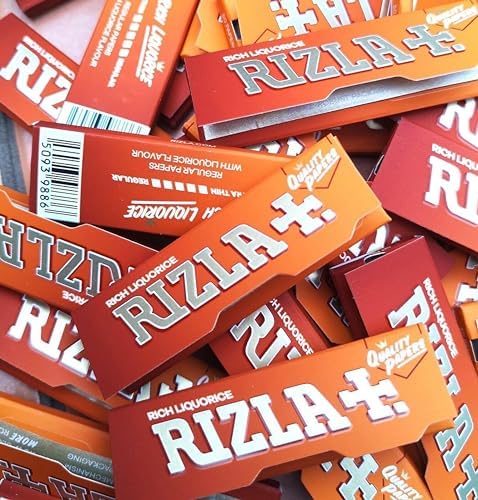 Papel para enrollar cigarrillos Rizla de regaliz - Paquete de 10 unidades - imagen 2