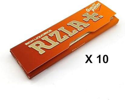 Papel para enrollar cigarrillos Rizla de regaliz - Paquete de 10 unidades - imagen 3