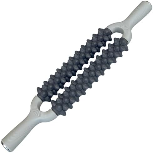 Rodillo de Masaje Muscular, Stick de Doble Fila para Terapia de Tejido Profundo, Rodillo Portátil para Piernas, Pantorrillas y Espalda, Ideal para - imagen 1