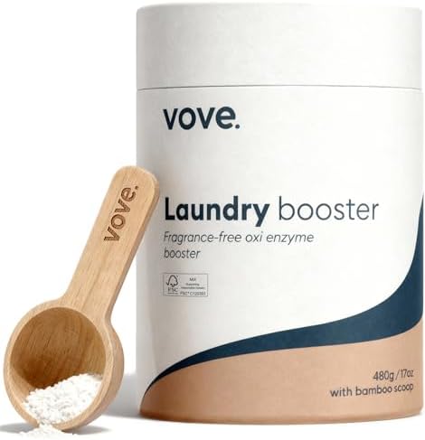 Vove Bio Aditivo Enzimático para Lavado - 80 Cargas 6x Polvo Quitamanchas de Oxígeno - Sin Fragancia para Piel Sensible - Limpieza Eficaz para - imagen 1