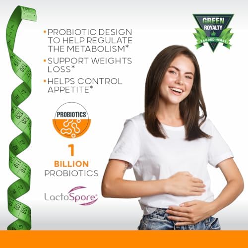 Suplemento Dietético Premium GREEN ROYALTY TEJOCOTE Root Super Blend & PROBIÓTICOS (60 Cáps) | 1 Billón de PROBIÓTICOS | Apoyo para Pérdida de Peso | - imagen 3