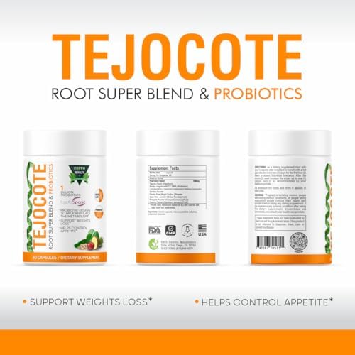 Suplemento Dietético Premium GREEN ROYALTY TEJOCOTE Root Super Blend & PROBIÓTICOS (60 Cáps) | 1 Billón de PROBIÓTICOS | Apoyo para Pérdida de Peso | - imagen 4
