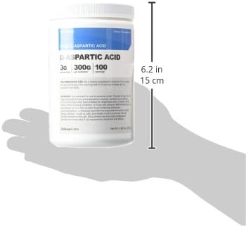 Nutricost Ácido D-Aspártico (DAA) en Polvo 300g - Ácido D Aspártico Puro - imagen 6
