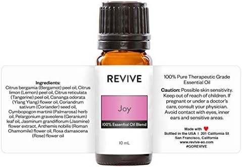 Mezcla de Aceites Esenciales Joy de Revive Essential Oils - 100% Puro Grado Terapéutico, para Difusor, Humidificador, Masaje, Aromaterapia, Cuidado - imagen 2
