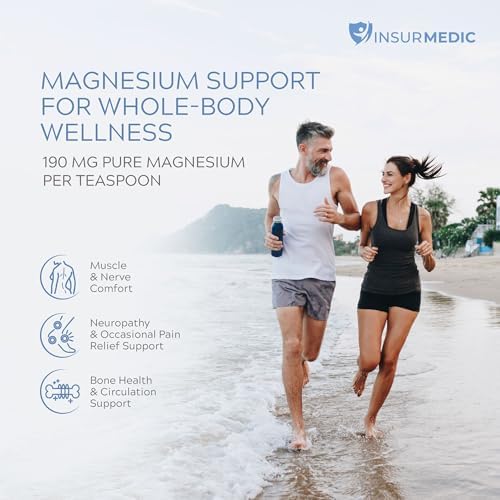 Crema de Magnesio InsurMedic para Neuropatía - Apoyo Tópico para Calambres Musculares y Dolor Corporal - Loción Relajante con Lavanda y Manteca de - imagen 3