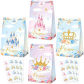 Bolsas de Fiesta Nezyo de 32 Piezas con Temática de Princesa y Príncipe, Incluye 4 Estilos de Etiquetas, Dulces y Sorpresas para Cumpleaños y - imagen 1