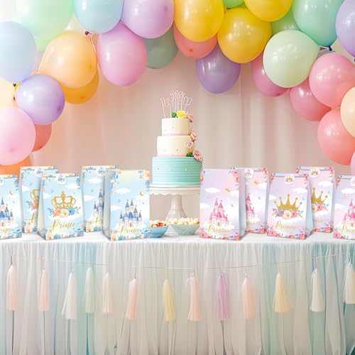Bolsas de Fiesta Nezyo de 32 Piezas con Temática de Princesa y Príncipe, Incluye 4 Estilos de Etiquetas, Dulces y Sorpresas para Cumpleaños y - imagen 4