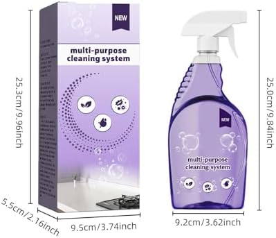 Limpiador en Spray para Hornos, Limpiador Multiusos con Tabletas Concentradas, Ideal para Cocina y Baño (1 Botella + 12 Piezas) - imagen 7