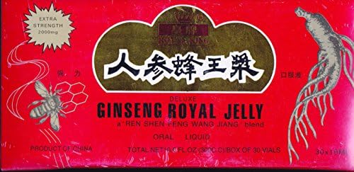 Productos de Ginseng: Ginseng y Jalea Real en Base de Miel, 30 Viales, 0.02 Libras - imagen 1
