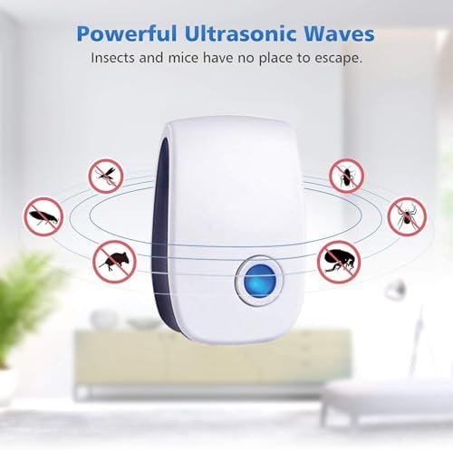 Repelente Ultrasónico de Plagas Pestlab, Control de Insectos para Casa, Garage, Hotel y RV, 6 Piezas, Efectivo contra Ratones, Cucarachas, Arañas y - imagen 2