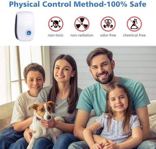 Repelente Ultrasónico de Plagas Pestlab, Control de Insectos para Casa, Garage, Hotel y RV, 6 Piezas, Efectivo contra Ratones, Cucarachas, Arañas y - imagen 4