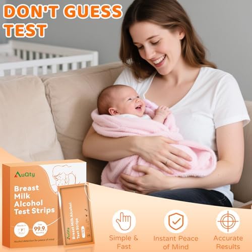Tiras de Prueba de Alcohol para Leche Materna, Detecta Alcohol en 2 Minutos, Rápidas y Fáciles de Usar para Mamás Lactantes (Paquete de 12) - imagen 2