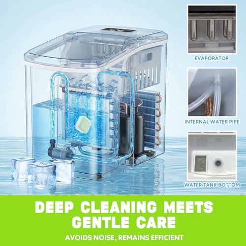 Tabletas Limpiadoras para Máquinas de Hielo Blue Fresh - 28 Piezas, Seguras para Níquel, Eliminación de Escala para Fabricadores de Hielo Portátiles - imagen 4