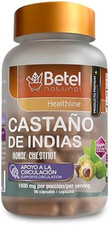 Betel Natural Premium Castaño de Indias 1500 mg para la Circulación - 90 Cápsulas - imagen 1