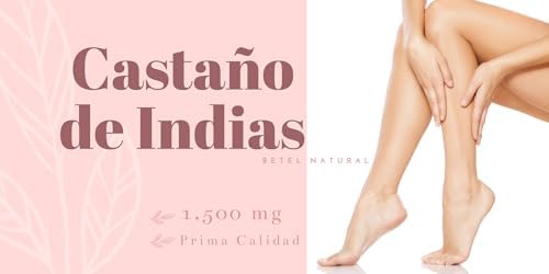 Betel Natural Premium Castaño de Indias 1500 mg para la Circulación - 90 Cápsulas - imagen 4