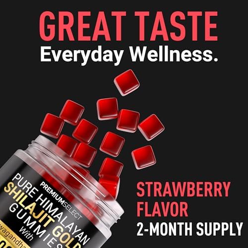 Gomitas Shilajit para Hombres 3000mg – 120 Gomitas Doradas Sin Azúcar con Ácido Fúlvico – Energía Natural, Vitalidad y Soporte de Resistencia - imagen 5