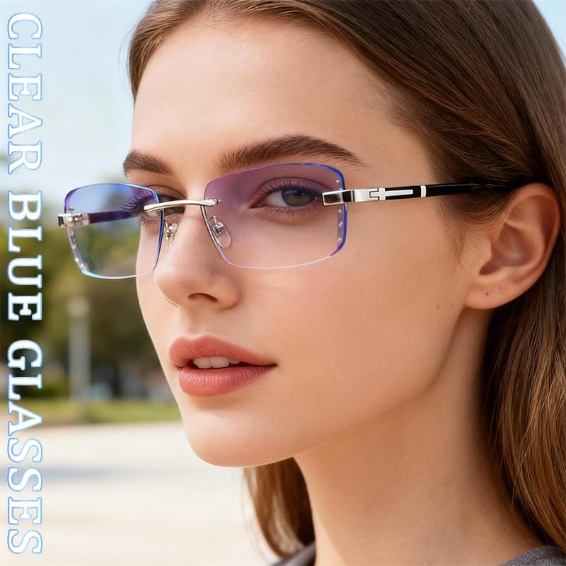 Gafas Clarity, Gafas con Filtro de Luz Azul, Ajuste Automático Unisex, Alivian la Fatiga Ocular por Pantallas, Incluye Estuche Elegante - imagen 8