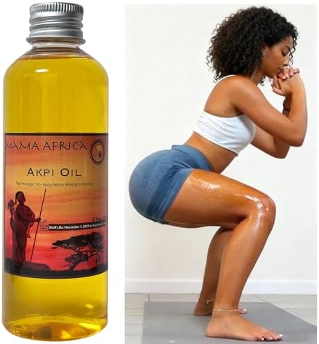 Aceite de Masaje con Semillas de Akpi de África Occidental HIPS para Movimiento Cómodo — Aumenta tu Confianza en Cada Paso — Mayor Comodidad en - imagen 1