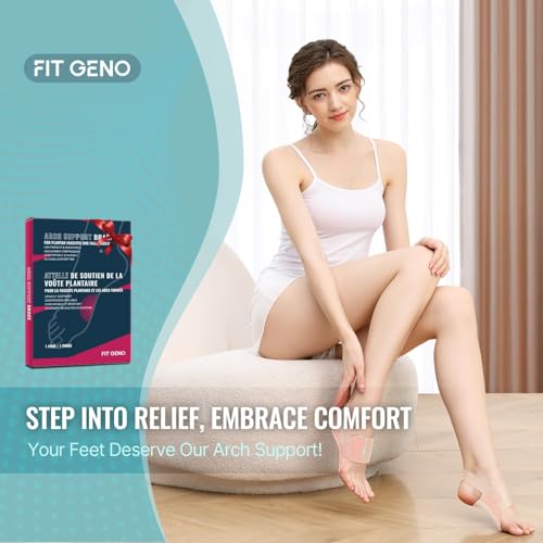 Faja de Soporte Invisible Fit Geno – Manga Antideslizante para Arcos Caídos y Pies Planos - imagen 8