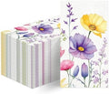 Servilletas Desechables TAJWE 100 Coloridas con Flores Silvestres para Fiestas, Almuerzos y Cenas - Decorativas para Cocina y Baño - imagen 1