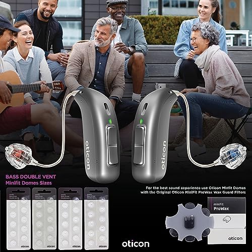 Domos MiniFit de Ventilación Doble Oticon Originales 8mm (Medianos) - Repuestos Auténticos de Dinamarca para Audífonos - 1 Paquete/10 Domos - imagen 5