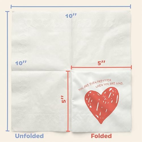 Notas de Almuerzo Tiny Truths para Niños - 50 Afirmaciones Motivacionales para la Inteligencia Emocional en Servilletas de Papel Suave de 3 Capas - imagen 3