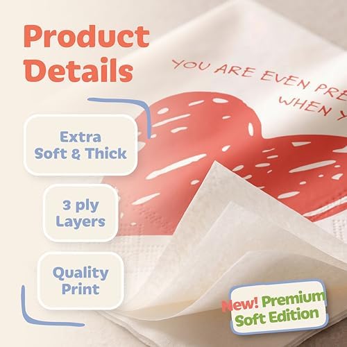 Notas de Almuerzo Tiny Truths para Niños - 50 Afirmaciones Motivacionales para la Inteligencia Emocional en Servilletas de Papel Suave de 3 Capas - imagen 4