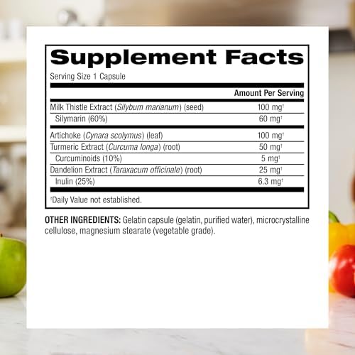 Webber Naturals Suplemento Detoxificador Hepático con Silymarina, Alcachofa, Cúrcuma y Extracto de Raíz de Diente de León, 90 Cápsulas - imagen 3